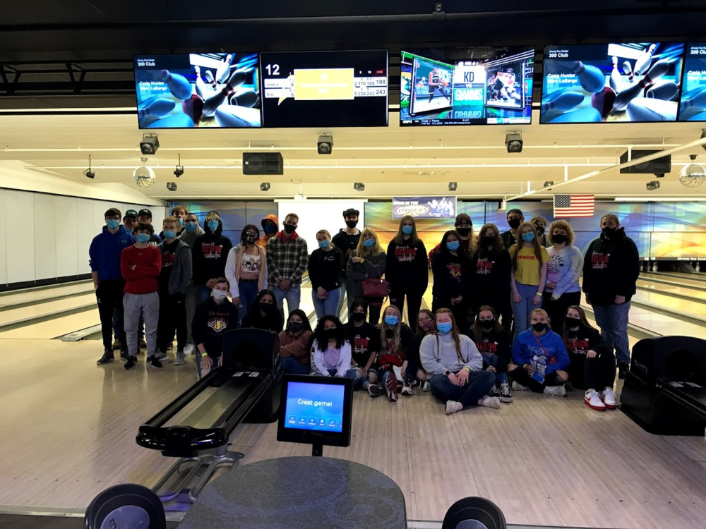 The Class of 2021 at Lariat Lanes