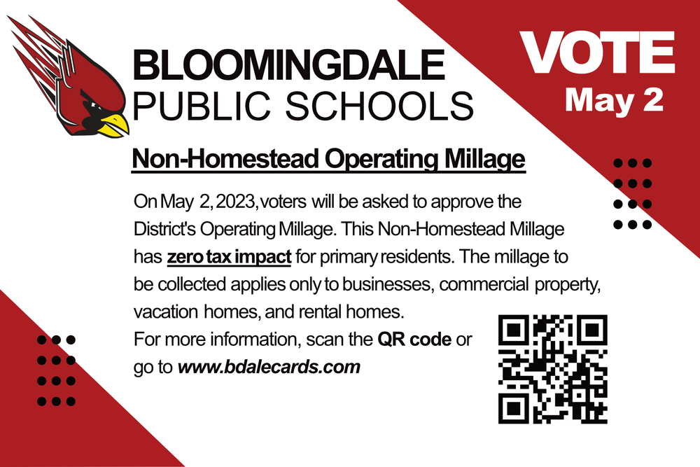 Millage Vote May 2nd