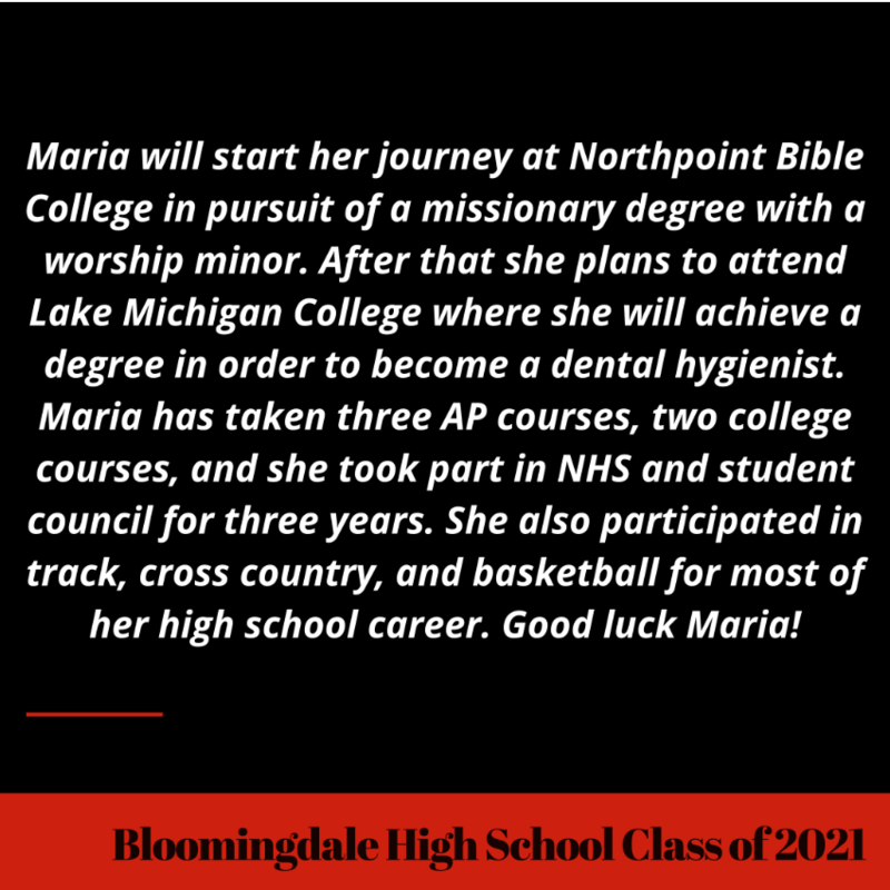 The Senior Spotlight is on.... Bloomingdale Public Schools